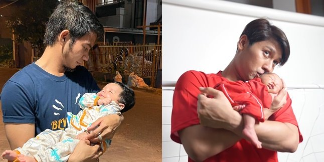 Being a Young Father, Here are 7 Different Styles of Rizky Billar and Rizki DA in Taking Care of Children