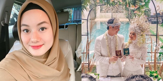 Officially Married, Here are 9 Beautiful Charms of Dinda Hauw in Hijab - Bridal Aura Already Shining