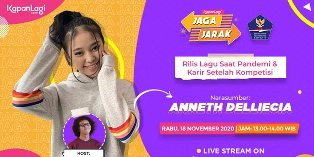 Rilis Lagu Baru di Tengah Pandemi, Anneth Delliecia Berusaha Tetap Produktif