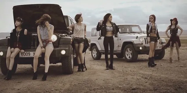 Rilis MV 'No.9' Versi Kedua, T-Ara Seksi di Gurun