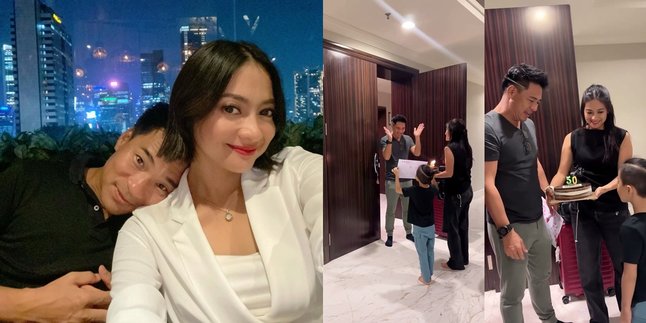 Rini Yulianti Surprises Her Korean Husband on His Birthday, The Number on the Cake is Hard to Believe - Thought He Was Still in His 30s