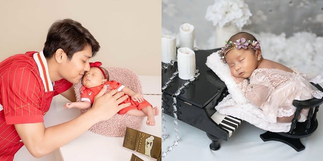 Rizky Billar Showcases Baby Leshia's Photoshoot, Wants the Little One to Play Piano and Be Raised as a Liverpool Fan