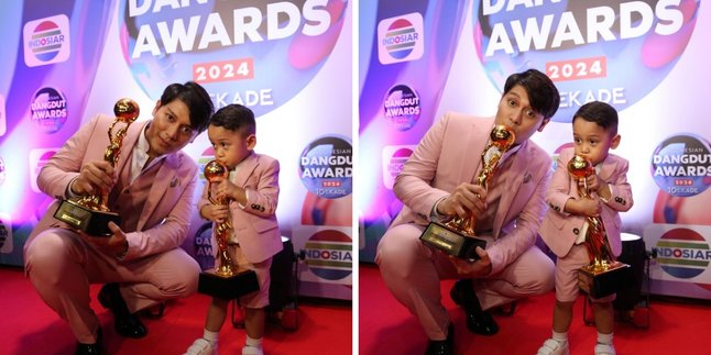 Rizky Billar Reveals Children's Freedom in Creating, Successfully Wins Most Popular Child Singer Award at IDA 2024