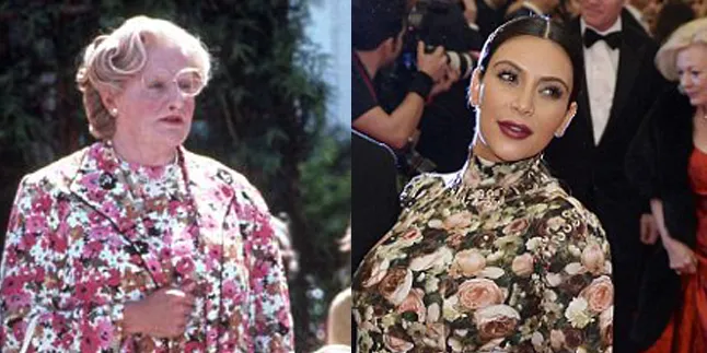 Robin Williams Sebut Dirinya Lebih Baik Saat Pakai Gaun Bunga Kim Kardashian Robin Williams Sebut Dirinya Lebih Baik Saat Pakai Gaun Bunga Kim Kardashian
