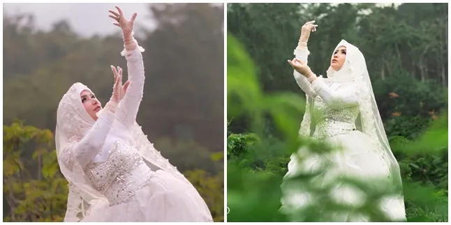 Roro Fitria Sisipkan Doa Tersirat Dalam Lagu Terbarunya Dengan Mengenakan Busana Pengantin Serba Putih Saat Syuting Video Klip Roro Fitria Sisipkan Doa Tersirat Dalam Lagu Terbarunya Dengan Mengenakan Busana Pengantin Serba Putih Saat Syuting Video Klip