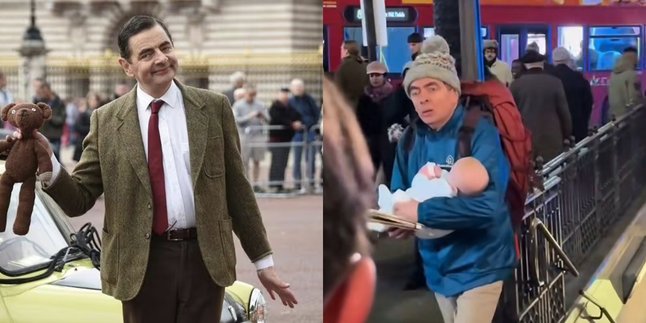 Rowan Atkinson Caught Filming at Piccadilly Circus London, Mr. Bean Character Still Sticks