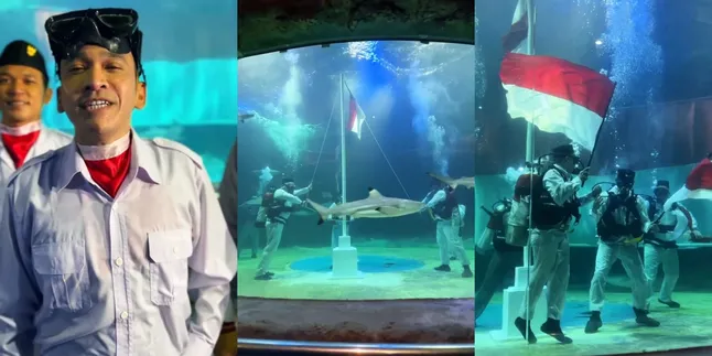 Ruben Onsu Becomes the Flag Bearer at Sea World, Already Holds Advanced Diving License
