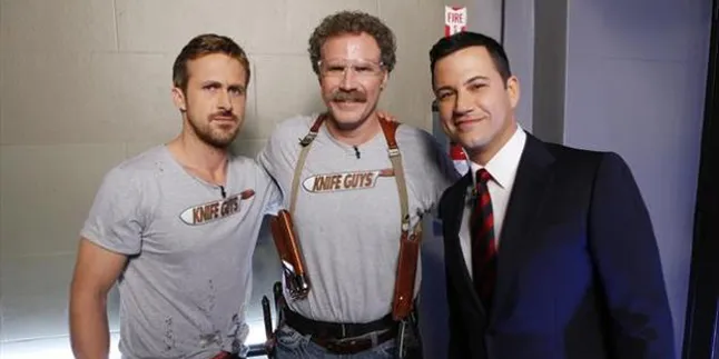 Ryan Gosling dan Will Ferrell Mengacau di Acara Jimmy Kimmel