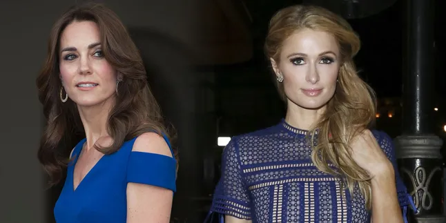 Saat Kate Middleton & Paris Hilton Kembaran Dress, Cantik Mana?