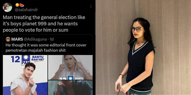 Salshadilla Juwita, Iis Dahlia's Daughter, Gives Harsh Criticism on Verrell Bramasta's Campaign Poster, Responds to Netizens' Comments with Positive Thinking Style While Making Indirect Remarks