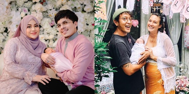 Born on the same beautiful date, 10 Photos of Baby Ameena, Aurel's Child, and Baby Djiwa, Nadine Chandrawinata's Daughter - Their Beautiful Eyes Captivate