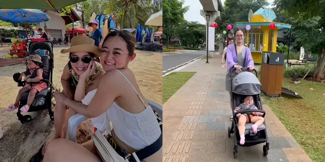 Sama-Sama Pulang ke Indonesia, 7 Potret Gisela Cindy Momong Anak Gracia Indri: Tugas Aku Ngejajanin Kamu Sepuasnya