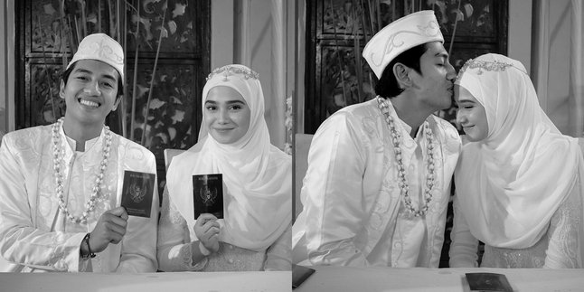 While Kissing the Forehead, Harris Vriza Posts 'Wedding' Photo with Syifa Hadju - El Rumi: A Little Careless Suddenly the Ceremony