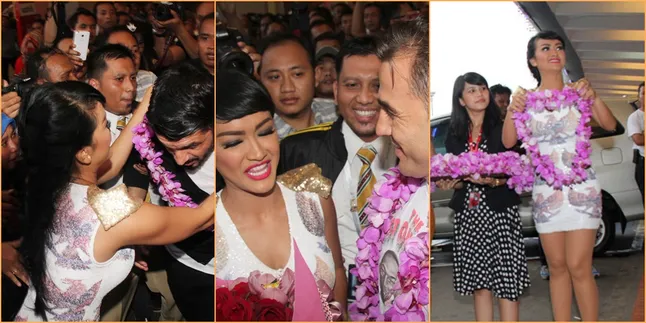 Sambut Cannavaro cs, Julia Perez Siapkan Garuda di Dada