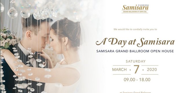 Samisara Grand Ballroom Jakarta Holds a Grand Wedding Open House for the Public