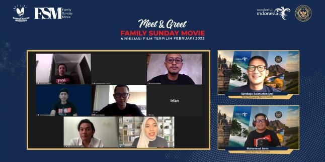 Sandiaga Uno Encourages Local Filmmakers to Participate in Meet and Greet Family Sunday Movie