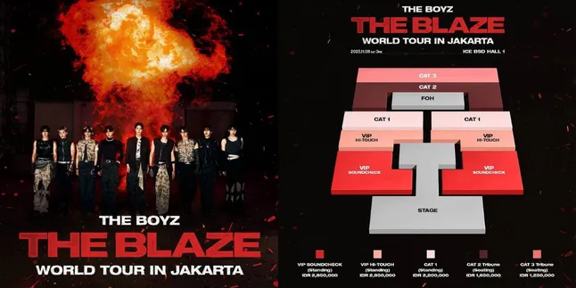 THE BOYZ WORLD TOUR in JAKARTA November 2025, Let's Peek at the Ticket Prices & Benefits!
