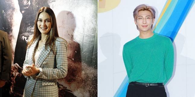 Proof of Luna Maya's Strong Fanship for RM BTS, Can Even Mention Favorite Color