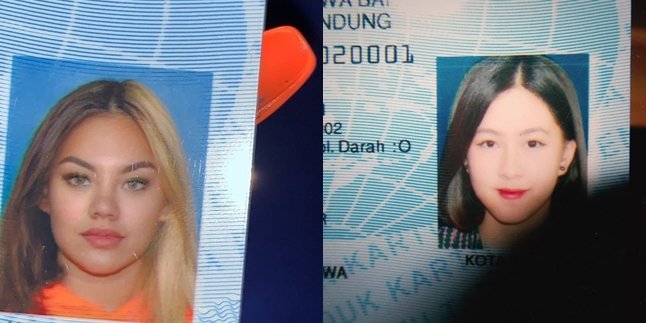 A Series of Photos of ID Cards and Driver's Licenses of Celebrities, Showing Their Natural Faces - Some of Them Wearing Contact Lenses