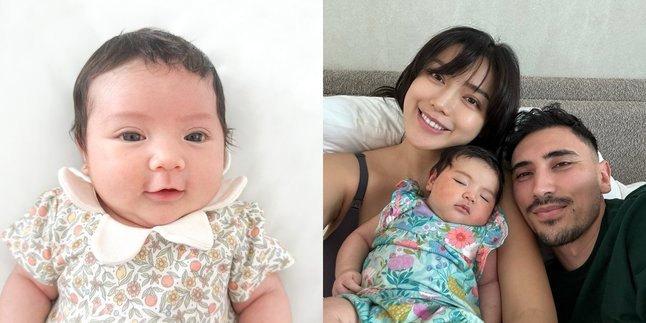 A Series of Cute Photos of Hagia, Jessica Iskandar's Third Child, Already Looks Beautiful at a Young Age