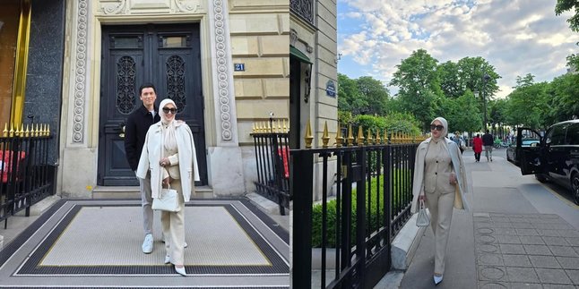 A Series of Photos of Syahrini and Reino Barack Enjoying Vacation in Paris, Experiencing Luxurious Private Shopping