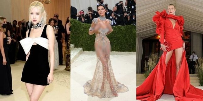 A Series of Celebrities Who Look Stunning at the 2021 Met Gala, Including Rose from BLACKPINK