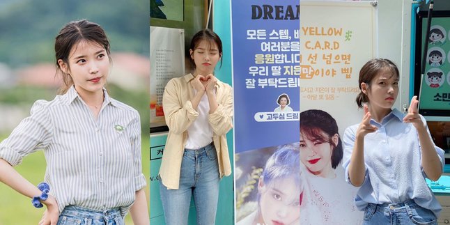 Simple and Charming, 5 Pictures of IU Wearing This Shirt Will Amaze You!