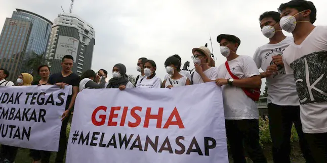 Sedih! Keponakan Aan Geisha Meninggal Karena Kabut Asap