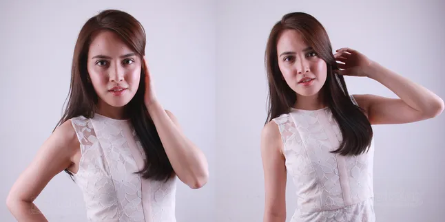 Seksinya Shandy Aulia Dalam Balutan Sleepwear Koleksinya
