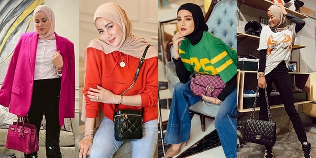 Always Carrying Branded Bags, Here are 28 Luxurious OOTD of Olla Ramlan that are so Stylish: There are So Many Hermes Bags Collection!