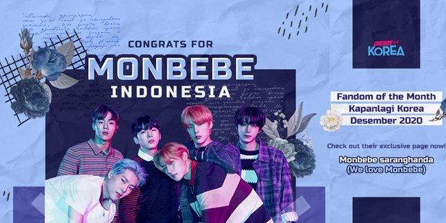 Congratulations to Monbebe Fans MONSTA X, Winner of Fandom of The Month KapanLagi Korea