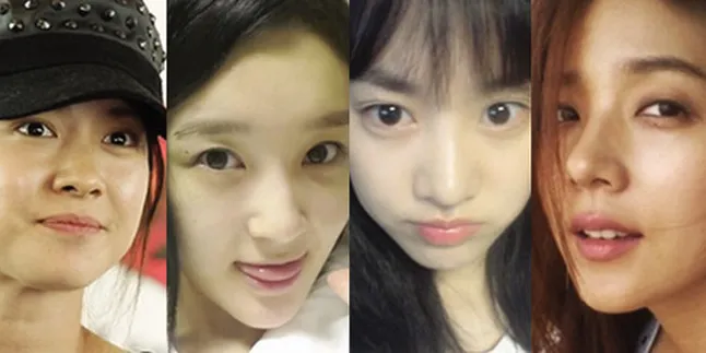 Selebriti Korea, Sebelum dan Sesudah Make Up