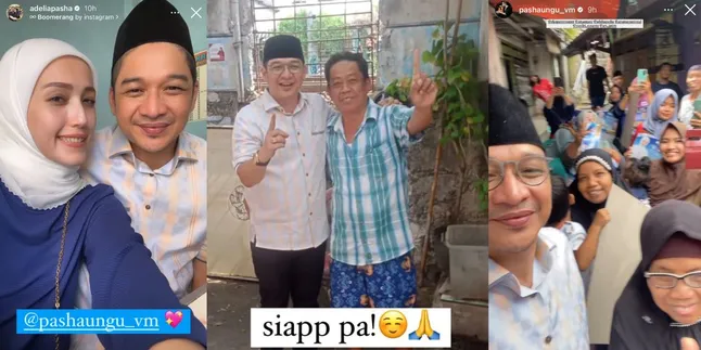 Selesai Rayakan Ulang Tahun dengan Keluarga, Pasha Ungu dan Adelia Pasha Langsung Blusukan Temui Warga