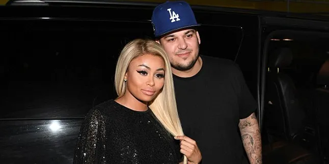 Sempat Berantem, Blac Chyna-Rob Kardashian Balikan Lagi