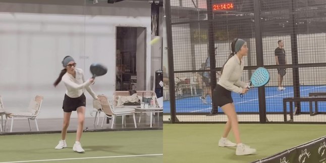 Once Suspected of Being Pregnant with Her First Child with Arhan, Azizah Salsha Actively Plays Tennis