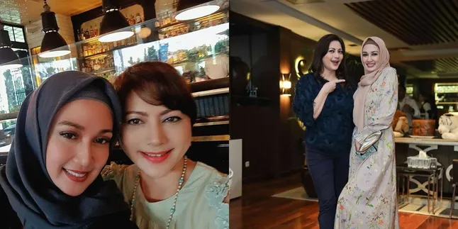 Sempat Nikahi Pria yang Sama, Ini 7 Potret Persahabatan Cut Keke dan Dina Lorenza yang Makin Kompak