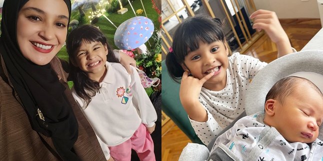 His Smile Has a Distinctive Characteristic, Here are 7 Portraits of Hawwa, Shireen Sungkar's Second Child who is Already 7 Years Old