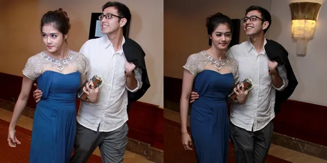 Serasinya Rifky Balweel dan Sang Pacar di Nikahan Aryani - Donny