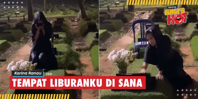 Sering Datangi Makam Almarhum Epy Kusnandar, Ini Cara Karina Ranau Melepas Rindu