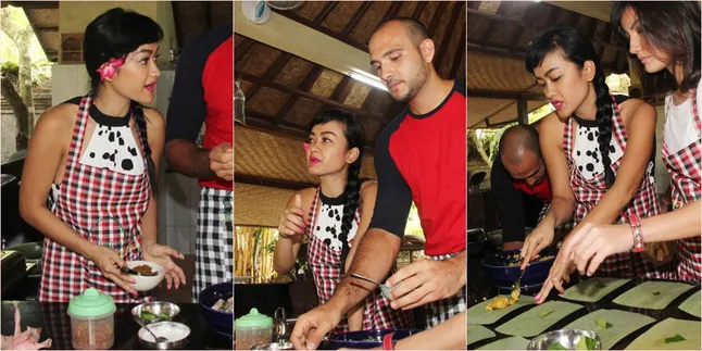 Seru! Julia Perez Masak Tum Ayam di Bali, Mau Coba?