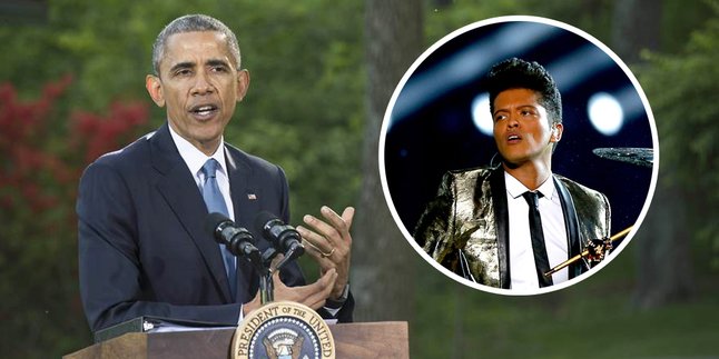 Setelah Acara Buka Puasa Bareng, Obama Jamu Tamu Lewat Bruno Mars