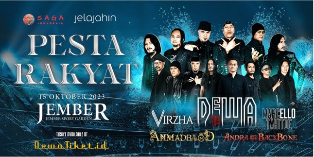 After Jakarta and Bandung, 'Pesta Rakyat' Concert is Ready to Shake the Heart of Jember City!