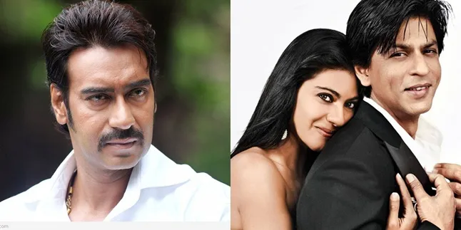 Shahrukh Khan dan Kajol Romantis Abis, Ajay Devgan Cemburu? Shahrukh Khan dan Kajol Romantis Abis, Ajay Devgan Cemburu?