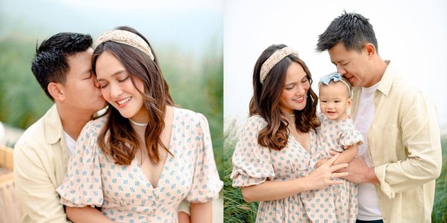 Shandy Aulia Affectionate with Husband, Baby Claire's Jealous Face Makes Netizens Adorable