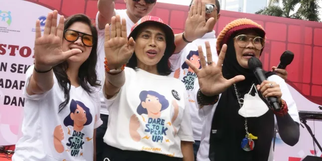 Shinta Priwit Merasa Senang Ikut Menyuarakan Stop Kekerasan Terhadap Perempuan dan Anak