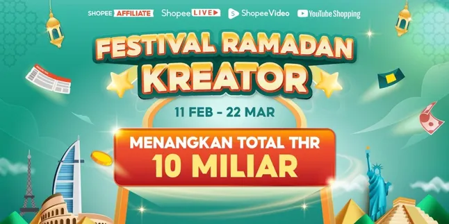 Shopee Hadirkan Festival Ramadan Kreator 2026, Kesempatan Dapat THR Miliaran hingga Liburan Keliling Dunia