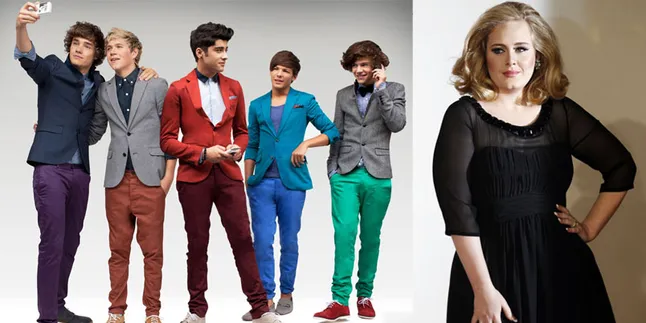 Siapa Lebih Kaya? One Direction Atau Adele?