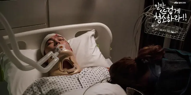 Sinopsis Drama CLEAN WITH PASSION FOR NOW Episode 15, Yoon Kyung Sang Kecelakaan