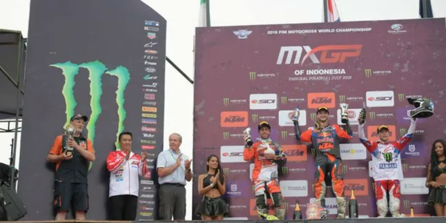 Sisi Menarik MXGP yang Dibuka Langsung oleh Menpora