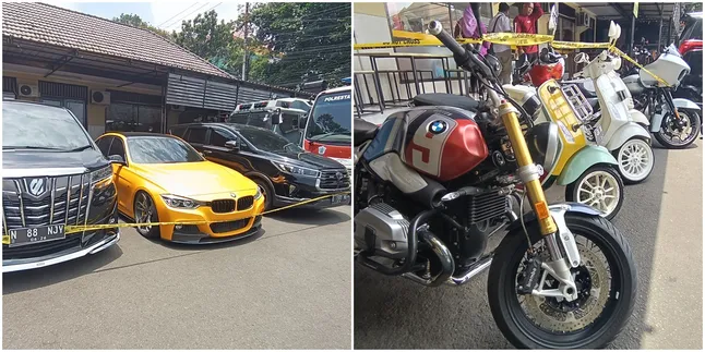 Sita Mobil Lagi, Barang Bukti Wahyu Kenzo Penuhi Parkiran Polresta Malang Kota